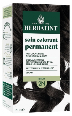 Herbatint Soin Colorant Permanent Extraits Végétaux 170 ml - Coloration : 2N Brun