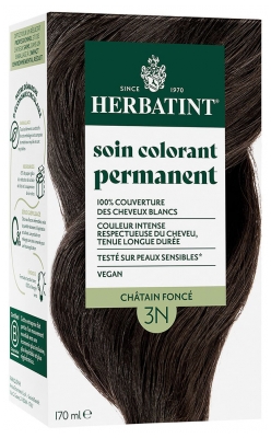 Herbatint Soin Colorant Permanent Extraits Végétaux 170 ml - Coloration : 3N Châtain Foncé