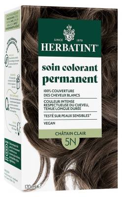 Herbatint Soin Colorant Permanent Extraits Végétaux 170 ml - Coloration : 5N Châtain Clair