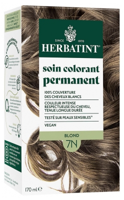 Herbatint Soin Colorant Permanent Extraits Végétaux 170 ml - Coloration : 7N Blond