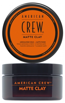 American Crew Matte Clay Pâte de Coiffage Tenue Moyenne à Forte Finition Mate 85 g