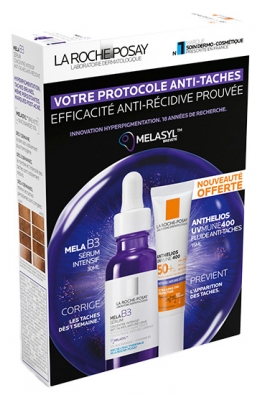 La Roche-Posay Mela B3 Sérum Anti-Taches 30 ml + Anthelios UVmune 400 Anti-Tache Fluide Spf50+ 15 ml Offert
