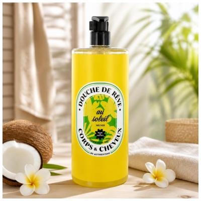 Authentine Douche de Rêve Au Soleil Monoï 1 Litre