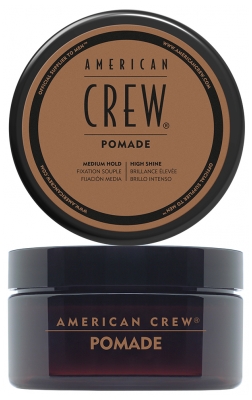 American Crew Pomade Cire de Coiffage Fixation Souple Brillance Élevée 85 g