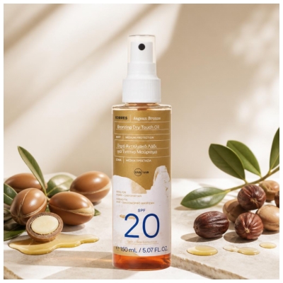 Korres Aegean Bronze Huile Bronzante Intense Corps et Visage SPF20 150 ML