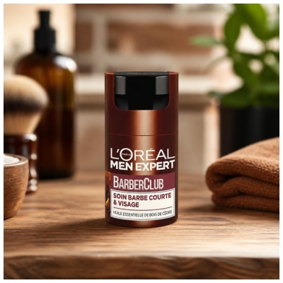 L'Oréal Paris Men Expert Barber Club Soin Barbe Courte & Visage Hydrate & Adoucit 50 ml