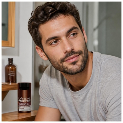L'Oréal Paris Men Expert Barber Club Soin Barbe Courte & Visage Hydrate & Adoucit 50 ml