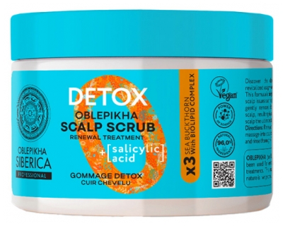 Natura Siberica Oblepikha Gommage Detox du Cuir Chevelu à l'Argousier