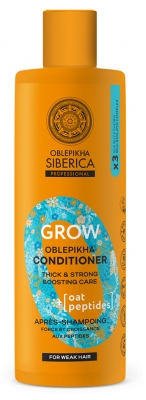 Natura Siberica Oblepikha Après-Shampoing Grow Force et Croissance à l'Argousier Cheveux Mous