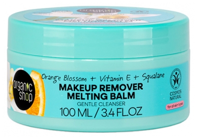 Organic Shop Baume Nettoyant Fondant Démaquillant Intensif à la Fleur d'Oranger 100 ml 