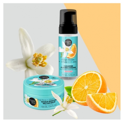 Organic Shop Baume Nettoyant Fondant Démaquillant Intensif à la Fleur d'Oranger 100 ml 