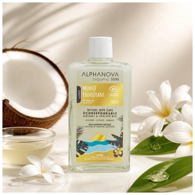 Alphanova Sun Monoï Envoûtant Biologique 100 ML