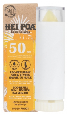 Hei Poa Stick Lèvres SPF50 Éco-Recharge 4 Grammes