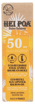 Hei Poa Stick Lèvres SPF50 Éco-Recharge 4 Grammes