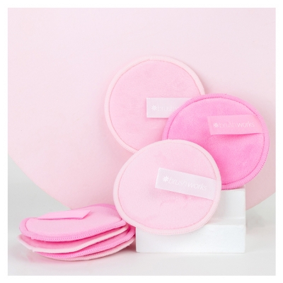 Brushworks Tampons de Nettoyage Réutilisables 7 Unités