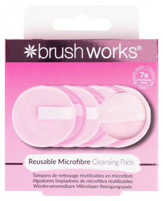 Brushworks Tampons de Nettoyage Réutilisables 7 Unités