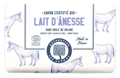 Authentine Savon Lait d'Ânesse Bio 100 Grammes