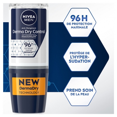 Nivea Men Derma Dry Control Anti-Perspirant 96H 50 ML