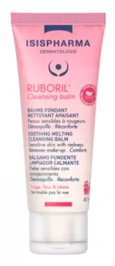 Isispharma Ruboril Baume Fondant Nettoyant Apaisant Peaux Sensibles à Rougeurs 40 ml