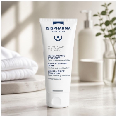 Isispharma Glyco-A Post Peeling Crème Apaisante Réparatrice Peaux Irritées et Sensibilisées 40 ml