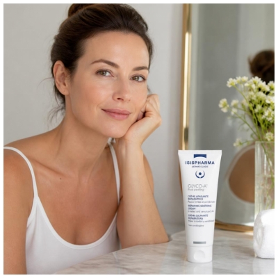 Isispharma Glyco-A Post Peeling Crème Apaisante Réparatrice Peaux Irritées et Sensibilisées 40 ml