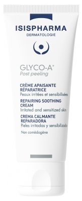 Isispharma Glyco-A Post Peeling Crème Apaisante Réparatrice Peaux Irritées et Sensibilisées 40 ml