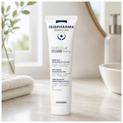 Isispharma Glyco-A Soft Peeling Crème Nuit 5,5% d'Acide Glycolique 30 ml