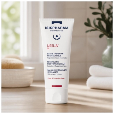Isispharma Urelia 50 Baume Hydratant Kératolytique Hyperkératoses Localisées 40 ml