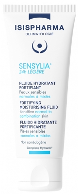 Isispharma Sensylia 24H Légère Fluide Hydratant Fortifiant Peaux Sensibles Normales à Mixtes 40 ml