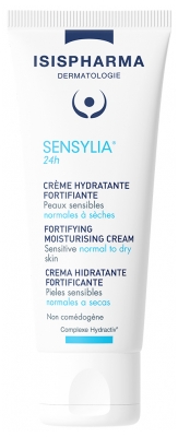 Isispharma Sensylia 24H Crème Hydratante Fortifiante Peaux Sensibles Normales à Sèches 40 ml