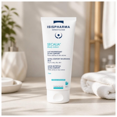 Isispharma Secalia Body Lotion Lait Nourrissant Ultra-Confort Peaux Sèches à Très Sèches 200 ml