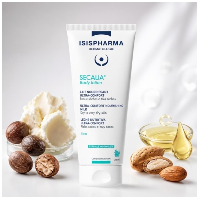Isispharma Secalia Body Lotion Lait Nourrissant Ultra-Confort Peaux Sèches à Très Sèches 200 ml