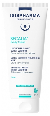 Isispharma Secalia Body Lotion Lait Nourrissant Ultra-Confort Peaux Sèches à Très Sèches 200 ml