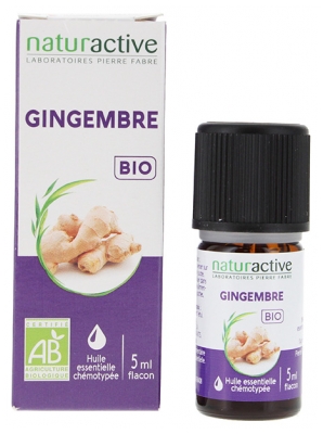 Naturactive Huile Essentielle Chémotypée Gingembre Bio 5 ml