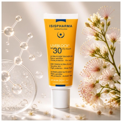 Isispharma Uveblock Ultra-Fluide au Toucher Sec SPF30 40 ML