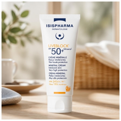 Isispharma Uveblock Crème Minérale Visage SPF50+ 40 ML