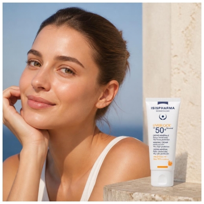 Isispharma Uveblock Crème Minérale Visage SPF50+ 40 ML