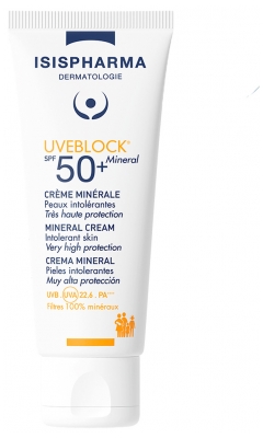 Isispharma Uveblock Crème Minérale Visage SPF50+ 40 ML