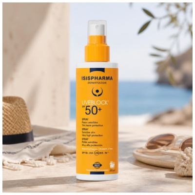 Isispharma Uveblock Spray Corps SPF50+ 200 ML