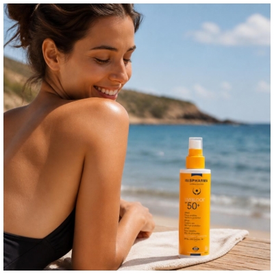 Isispharma Uveblock Spray Corps SPF50+ 200 ML