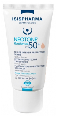 Isispharma Neotone Radiance Fluide Intensif Protecteur et Teinté SPF 50 + 30 ML - Teinte : Médium