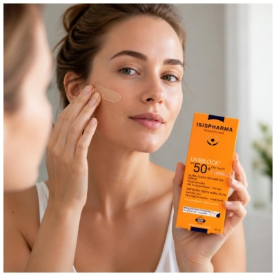 Isispharma Uveblock Ultra-Fluide Toucher Sec Teinté Visage SPF50+ 40 ML