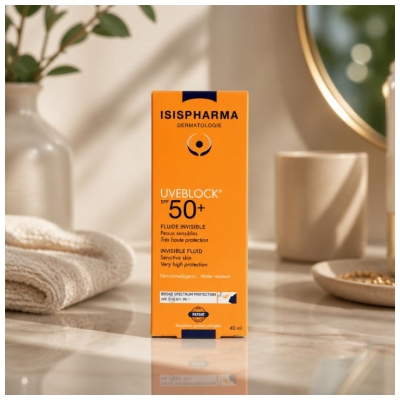 Isispharma Uveblock Fluide Invisible Visage SPF50+ 40 ML