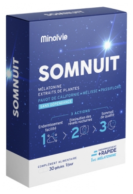 Minolvie Somnuit 30 Gélules
