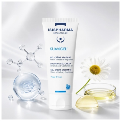 Isispharma Suavigel Gel-Crème Apaisant Peaux Irritées et Fragilisées 40 ml