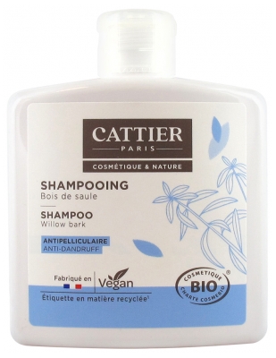 Cattier Shampooing Bois de Saule Antipelliculaire 250 ml