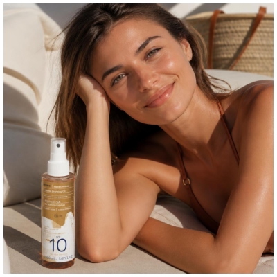 Korres Aegean Bronze Huile Bronzante Intense Corps et Visage SPF10 150 ML