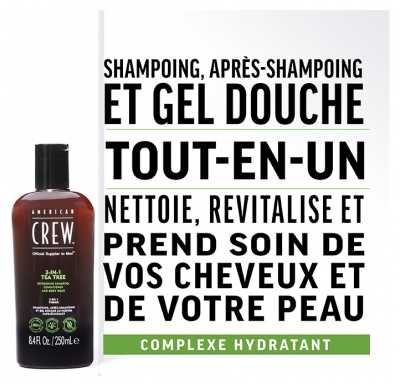 American Crew 3en1 Tea Tree 100 ml