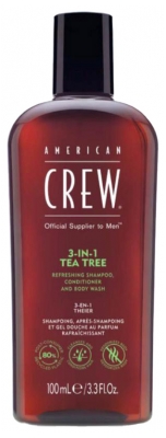 American Crew 3en1 Tea Tree 100 ml