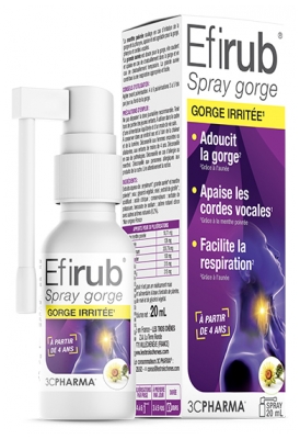 3C Pharma Efirub Spray Gorge 20 ml